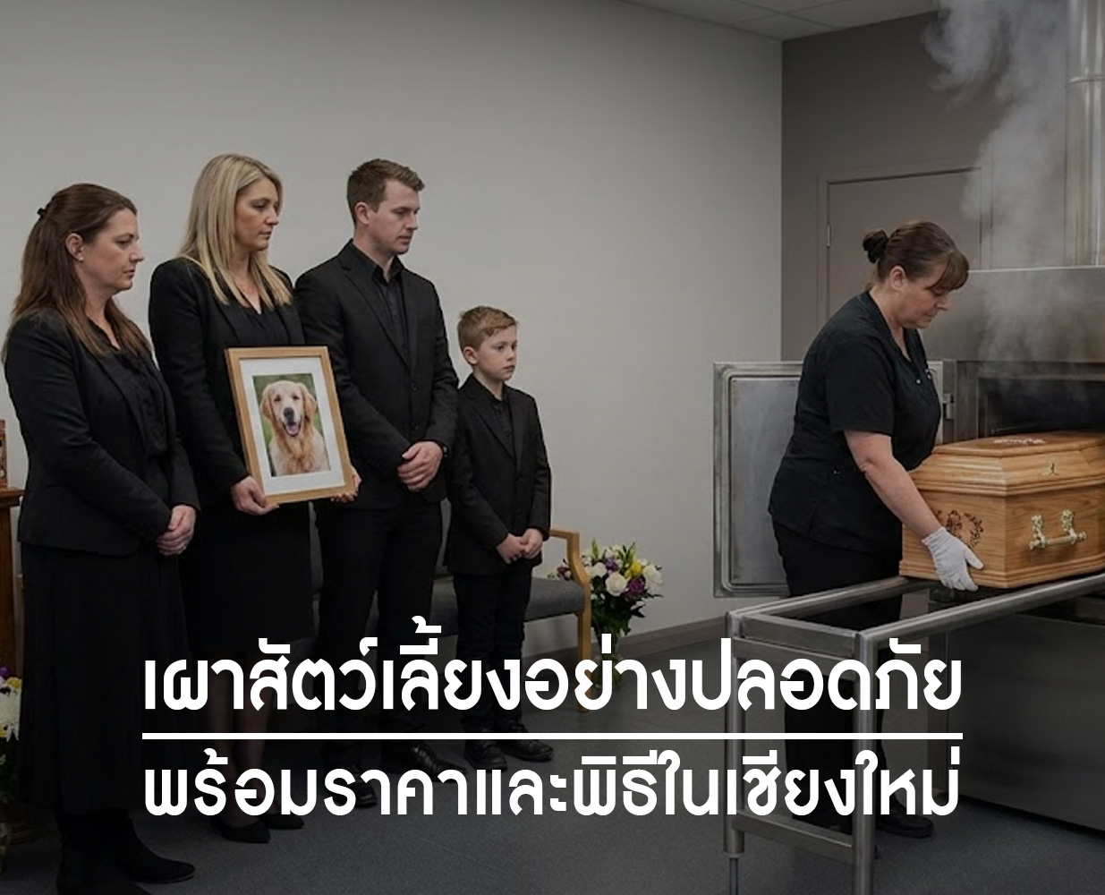 เผาสัตว์เลี้ยงอย่างปลอดภัย พร้อมราคาและพิธีในเชียงใหม่