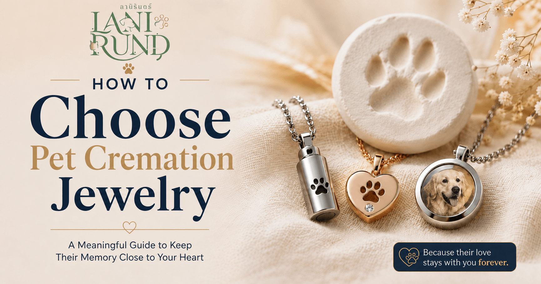 How to Choose Pet Cremation Jewelry to Keep Your Pet’s Memory Close for Years to Come