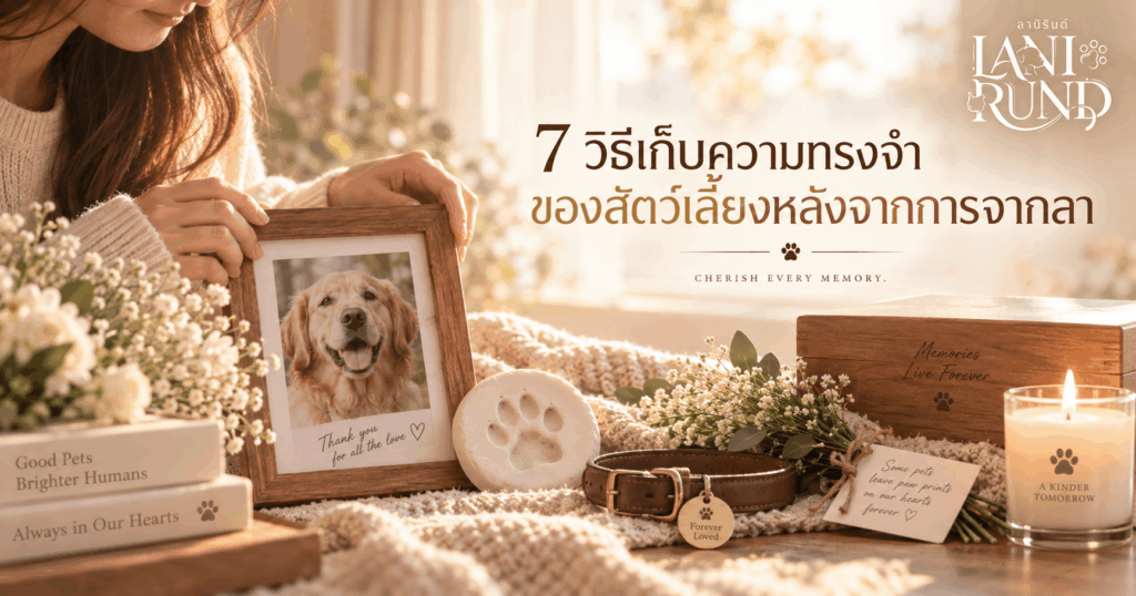 วิธีเก็บความทรงจำของสัตว์เลี้ยง