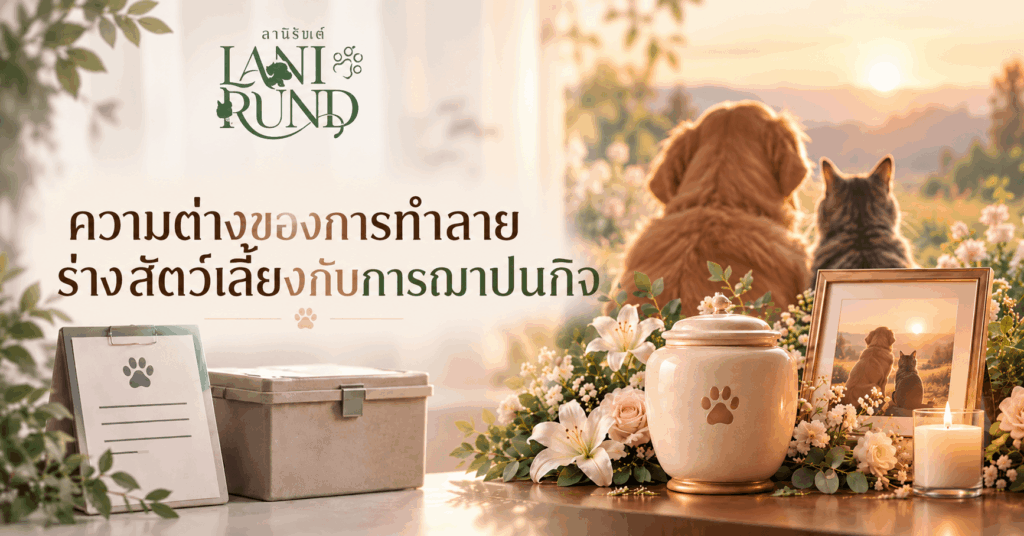 ทางเลือกในการจัดการร่างสัตว์เลี้ยงหลังเสียชีวิตอย่างเหมาะสม